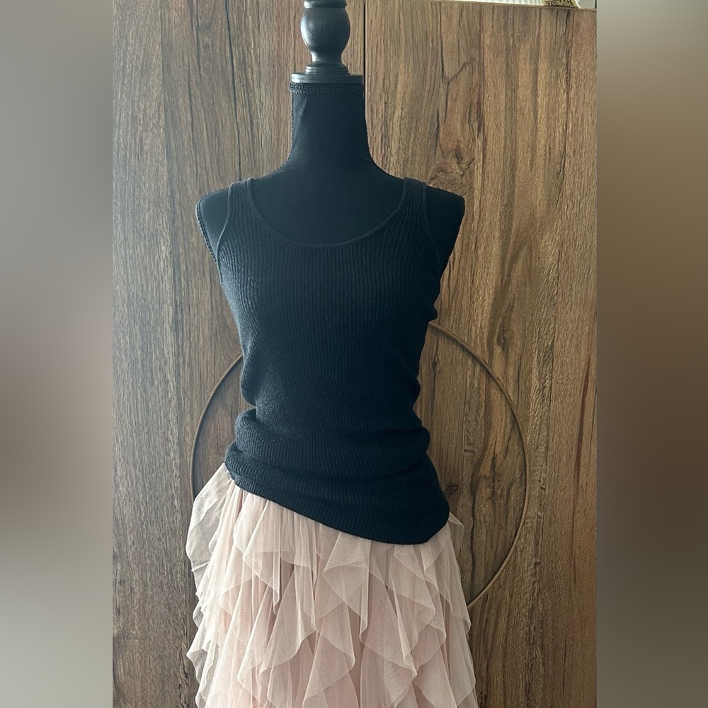 Xhilaration Black Shimmer Top